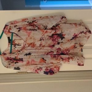 Lane Bryant 22/24 sheer 3/4 sleeve blouse